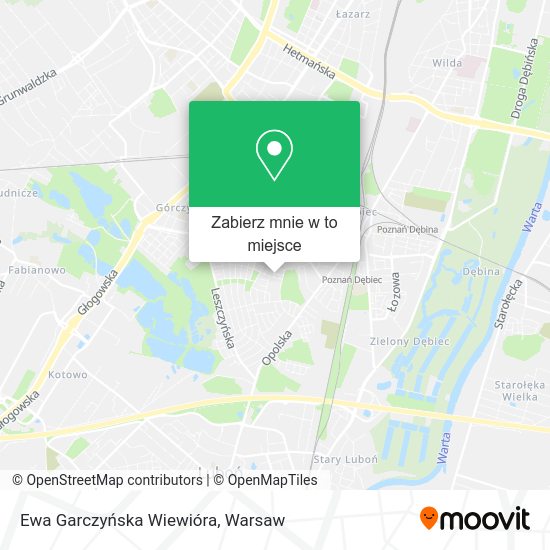 Mapa Ewa Garczyńska Wiewióra