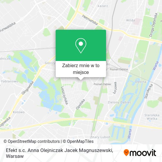 Mapa Efekt s.c. Anna Olejniczak Jacek Magnuszewski