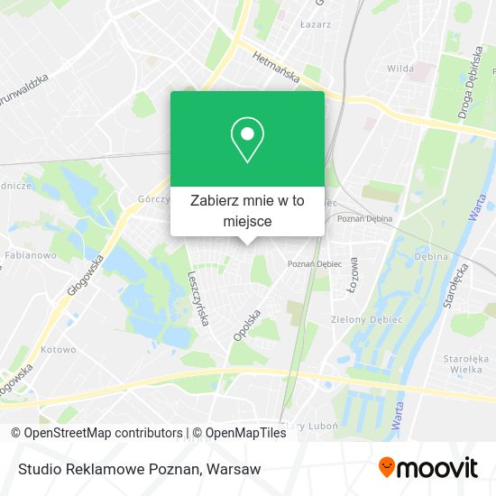 Mapa Studio Reklamowe Poznan