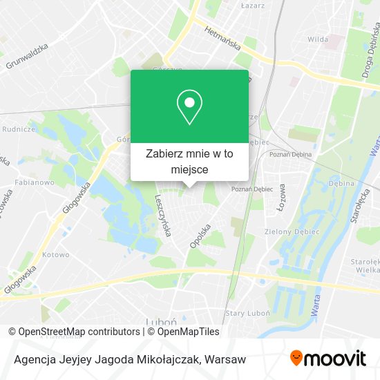 Mapa Agencja Jeyjey Jagoda Mikołajczak