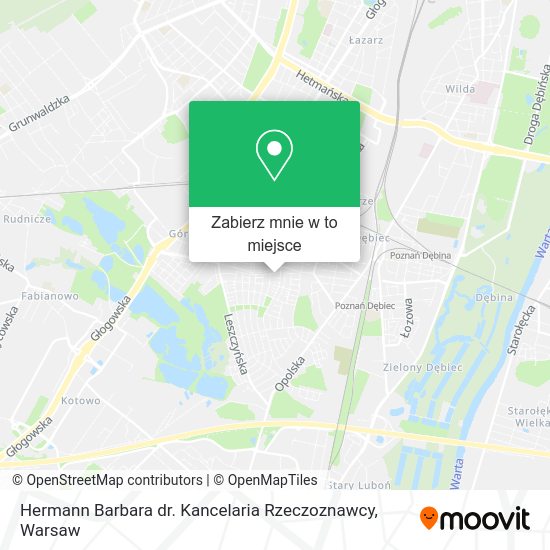 Mapa Hermann Barbara dr. Kancelaria Rzeczoznawcy