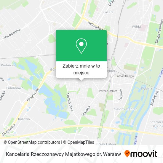 Mapa Kancelaria Rzeczoznawcy Majatkowego dr