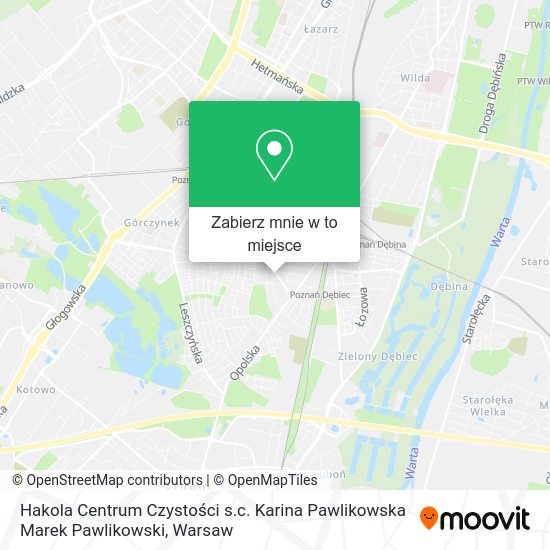 Mapa Hakola Centrum Czystości s.c. Karina Pawlikowska Marek Pawlikowski