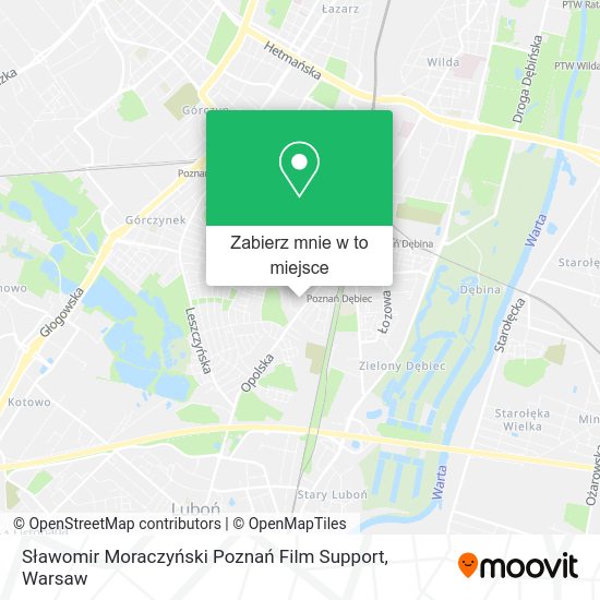 Mapa Sławomir Moraczyński Poznań Film Support