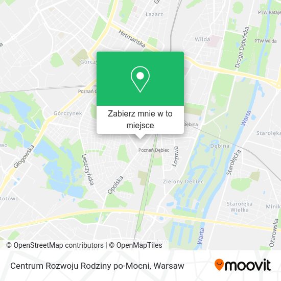 Mapa Centrum Rozwoju Rodziny po-Mocni