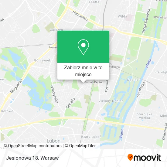 Mapa Jesionowa 18