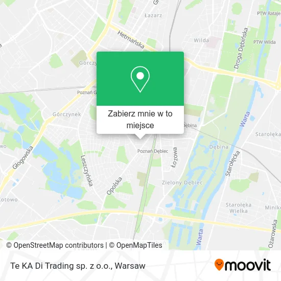 Mapa Te KA Di Trading sp. z o.o.