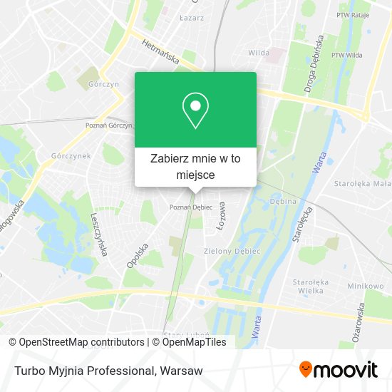 Mapa Turbo Myjnia Professional