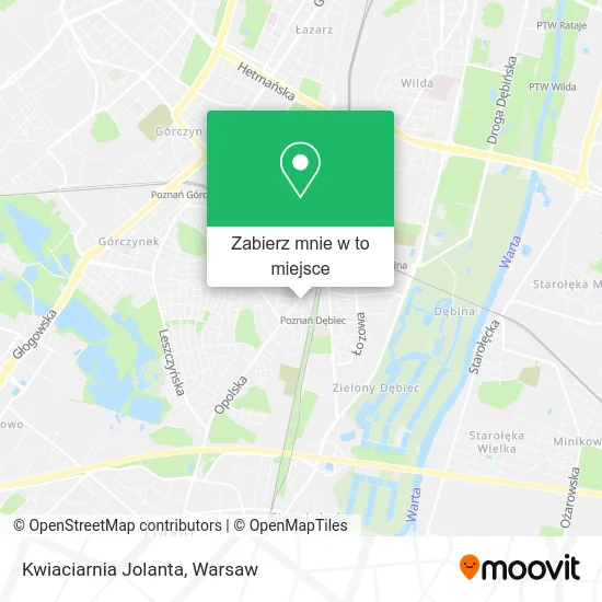 Mapa Kwiaciarnia Jolanta