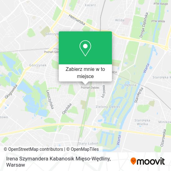 Mapa Irena Szymandera Kabanosik Mięso-Wędliny