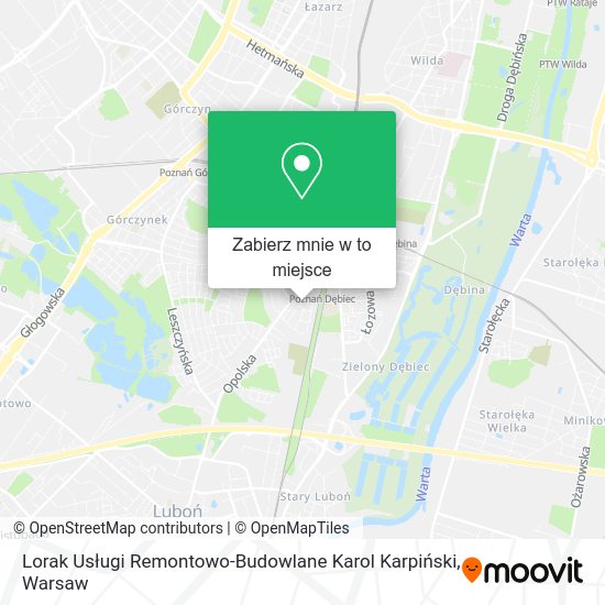 Mapa Lorak Usługi Remontowo-Budowlane Karol Karpiński