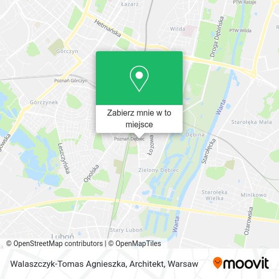 Mapa Walaszczyk-Tomas Agnieszka, Architekt