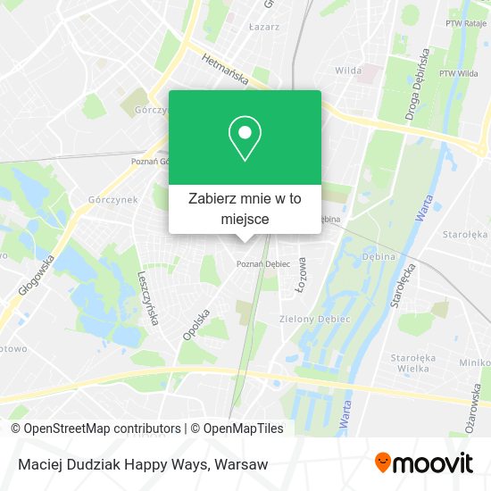 Mapa Maciej Dudziak Happy Ways