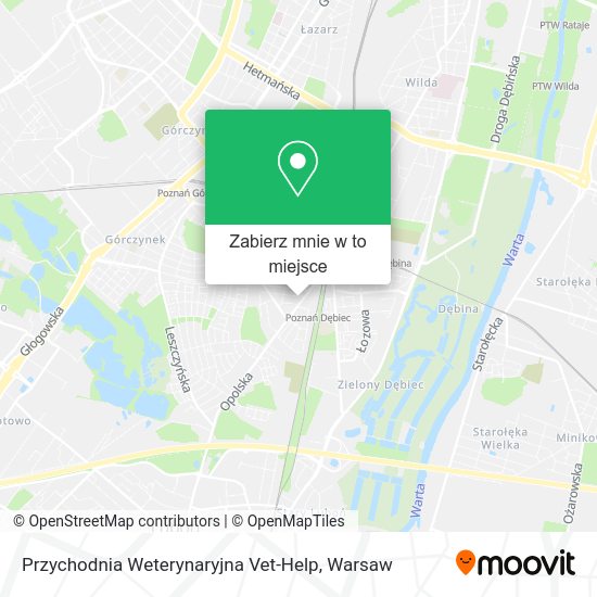 Mapa Przychodnia Weterynaryjna Vet-Help