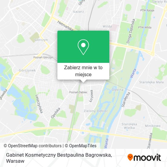 Mapa Gabinet Kosmetyczny Bestpaulina Bagrowska