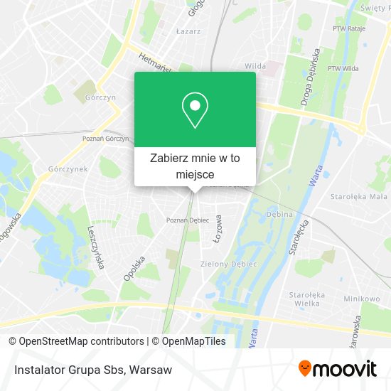 Mapa Instalator Grupa Sbs
