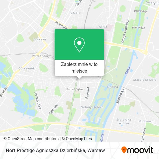 Mapa Nort Prestige Agnieszka Dzierbińska