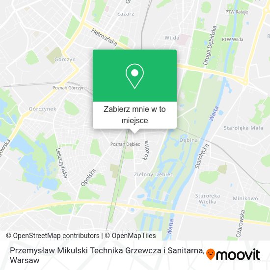 Mapa Przemysław Mikulski Technika Grzewcza i Sanitarna