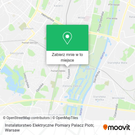 Mapa Instalatorstwo Elektryczne Pomiary Palacz Piotr