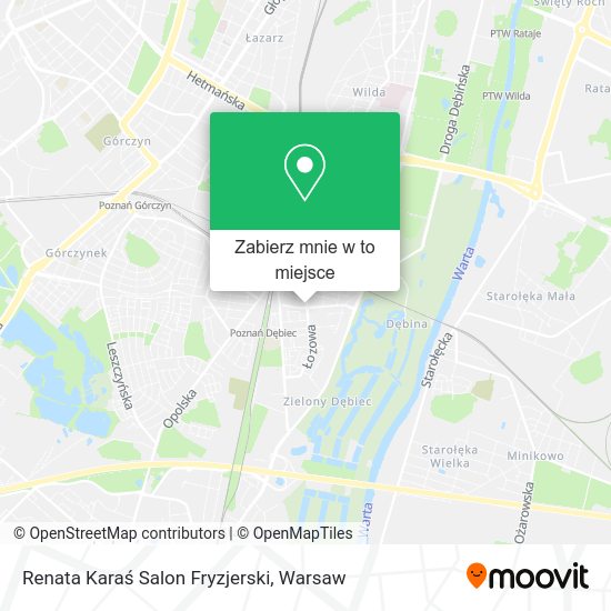 Mapa Renata Karaś Salon Fryzjerski