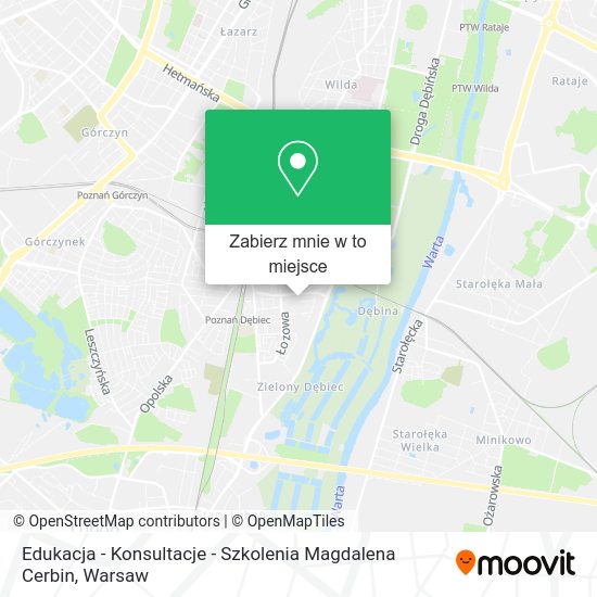 Mapa Edukacja - Konsultacje - Szkolenia Magdalena Cerbin