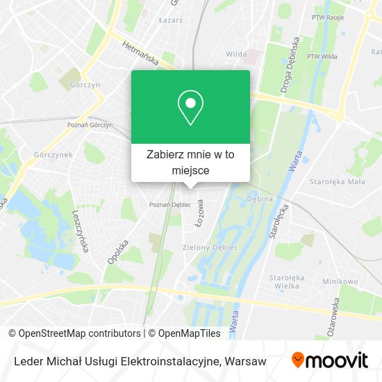 Mapa Leder Michał Usługi Elektroinstalacyjne