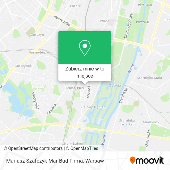 Mapa Mariusz Szafczyk Mar-Bud Firma
