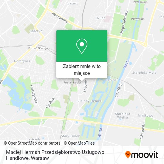 Mapa Maciej Herman Przedsiębiorstwo Usługowo Handlowe