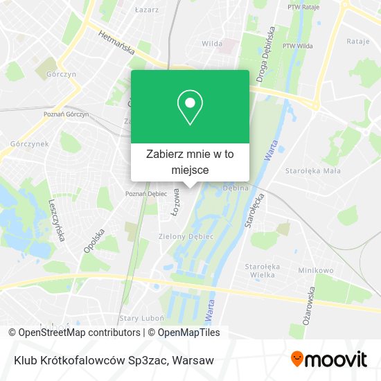 Mapa Klub Krótkofalowców Sp3zac