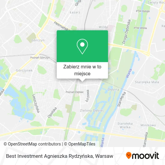 Mapa Best Investment Agnieszka Rydzyńska