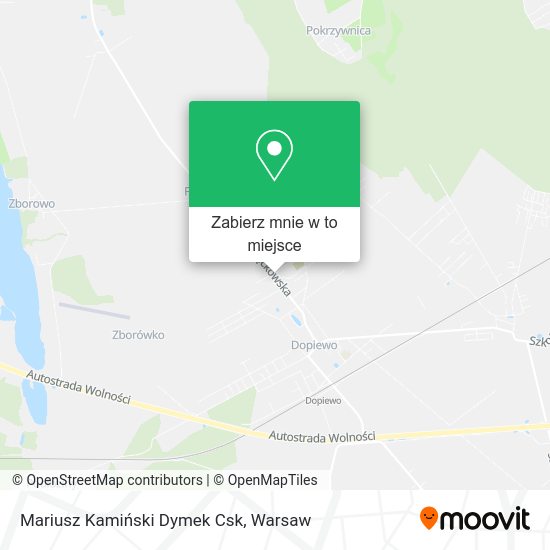 Mapa Mariusz Kamiński Dymek Csk