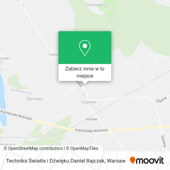 Mapa Technika Światła i Dźwięku Daniel Rajczak