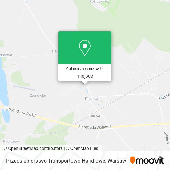 Mapa Przedsiebiorstwo Transportowo Handlowe