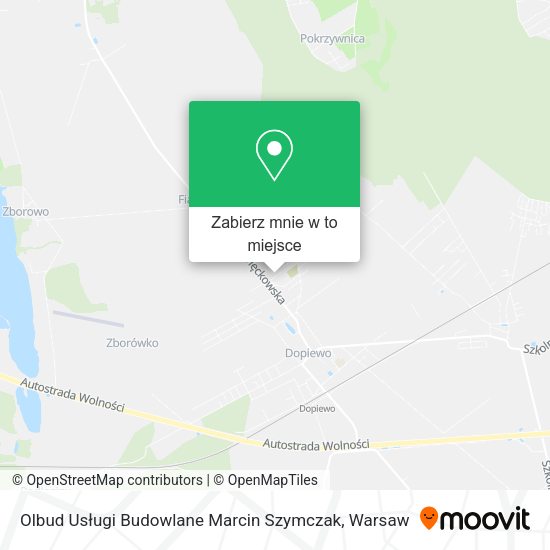 Mapa Olbud Usługi Budowlane Marcin Szymczak