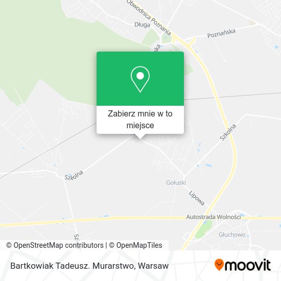 Mapa Bartkowiak Tadeusz. Murarstwo