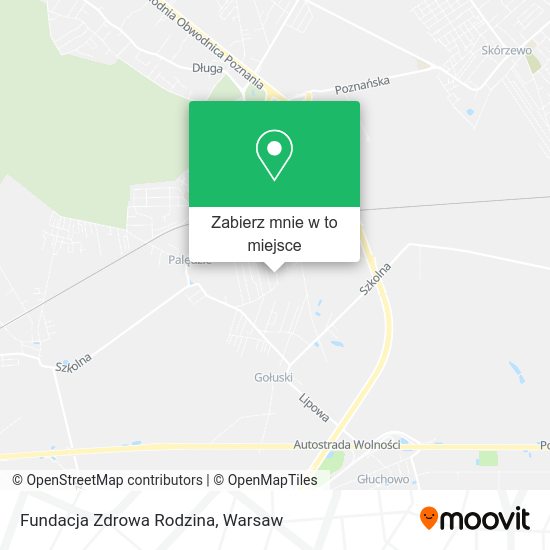 Mapa Fundacja Zdrowa Rodzina