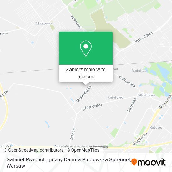 Mapa Gabinet Psychologiczny Danuta Piegowska Sprengel