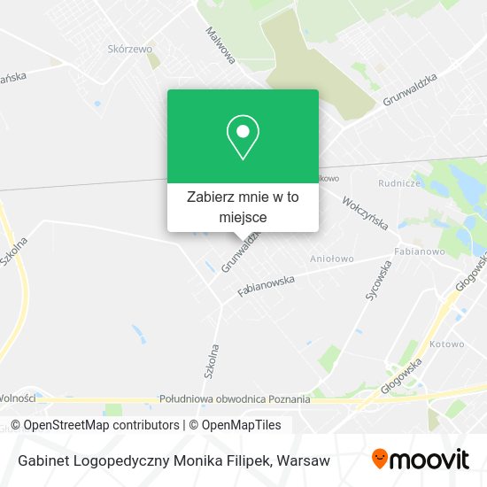 Mapa Gabinet Logopedyczny Monika Filipek