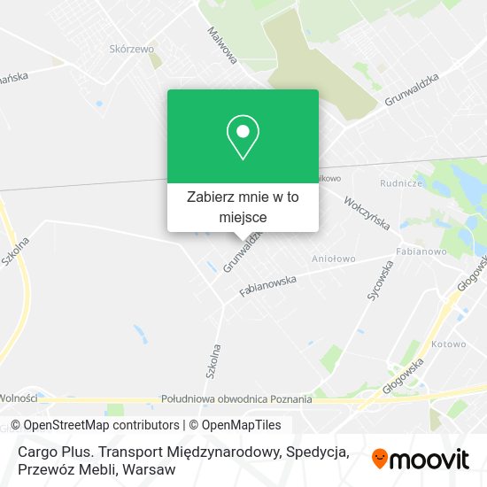 Mapa Cargo Plus. Transport Międzynarodowy, Spedycja, Przewóz Mebli