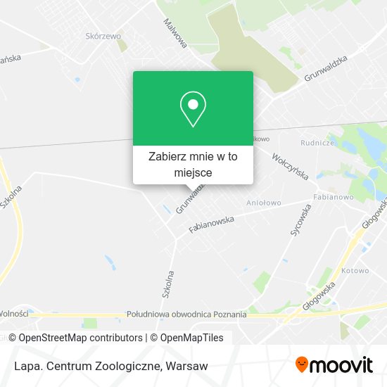 Mapa Lapa. Centrum Zoologiczne