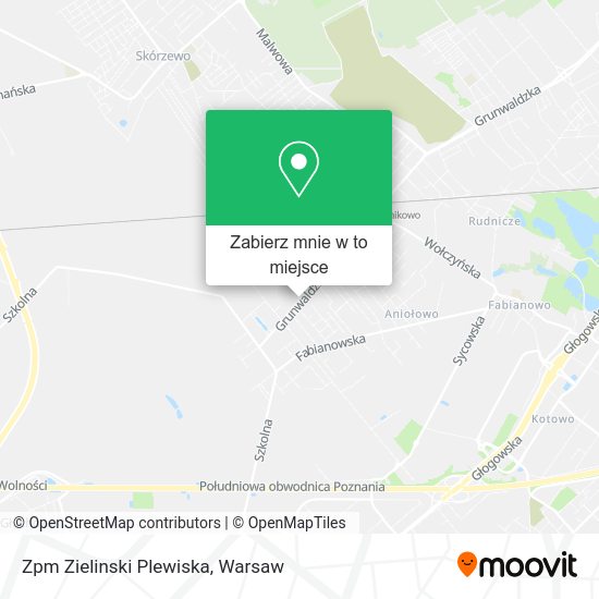 Mapa Zpm Zielinski Plewiska