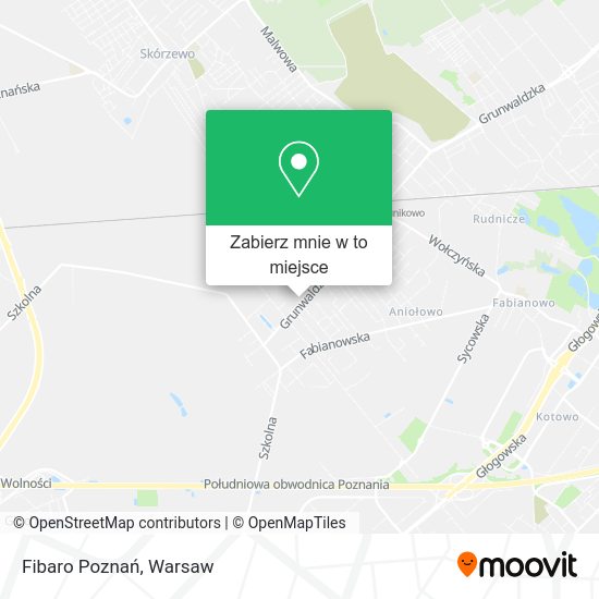 Mapa Fibaro Poznań