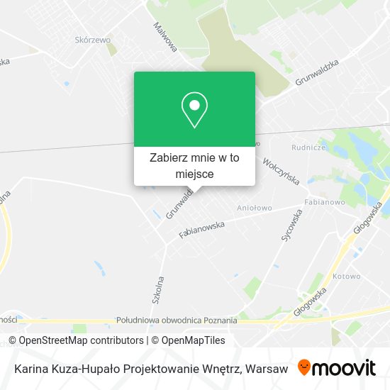 Mapa Karina Kuza-Hupało Projektowanie Wnętrz