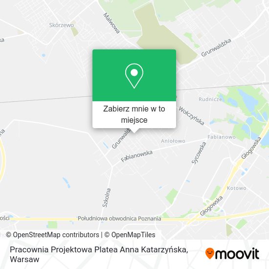 Mapa Pracownia Projektowa Platea Anna Katarzyńska