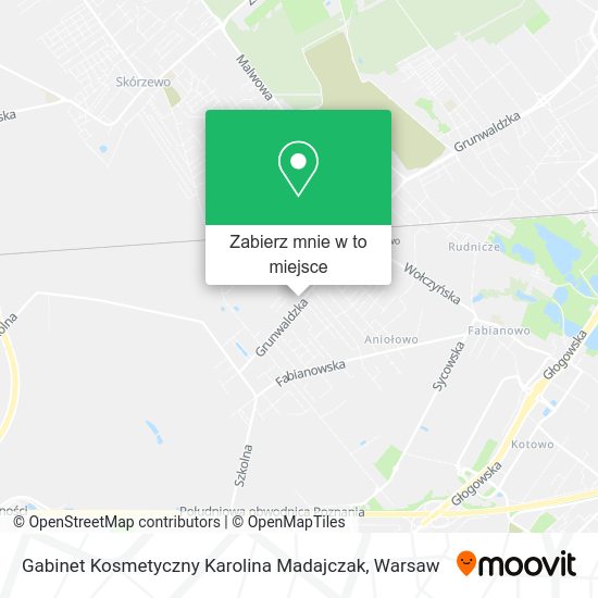 Mapa Gabinet Kosmetyczny Karolina Madajczak