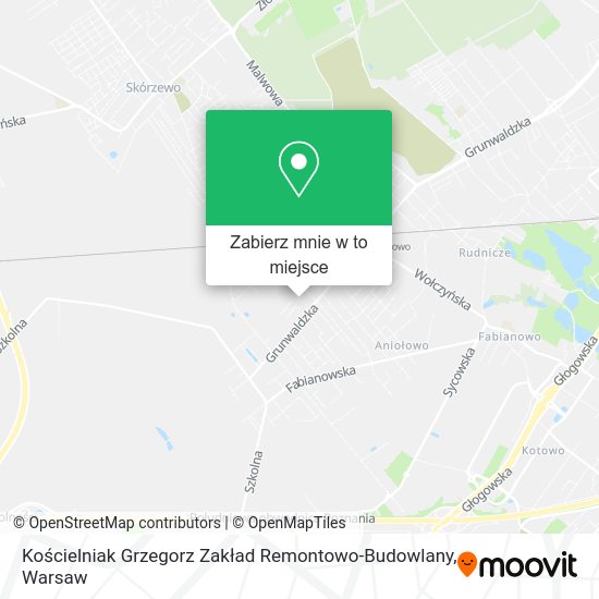 Mapa Kościelniak Grzegorz Zakład Remontowo-Budowlany