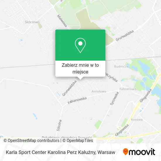 Mapa Karla Sport Center Karolina Perz Kałużny