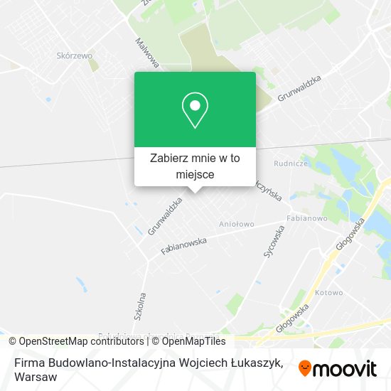 Mapa Firma Budowlano-Instalacyjna Wojciech Łukaszyk