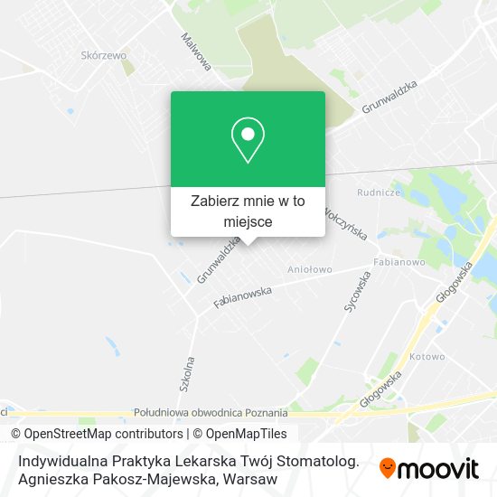 Mapa Indywidualna Praktyka Lekarska Twój Stomatolog. Agnieszka Pakosz-Majewska