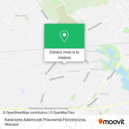 Mapa Katarzyna Adamczak Pracownia Florystyczna